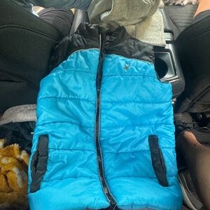 Spyder Kids Blue and Black Puffer Jacket boys size 6
